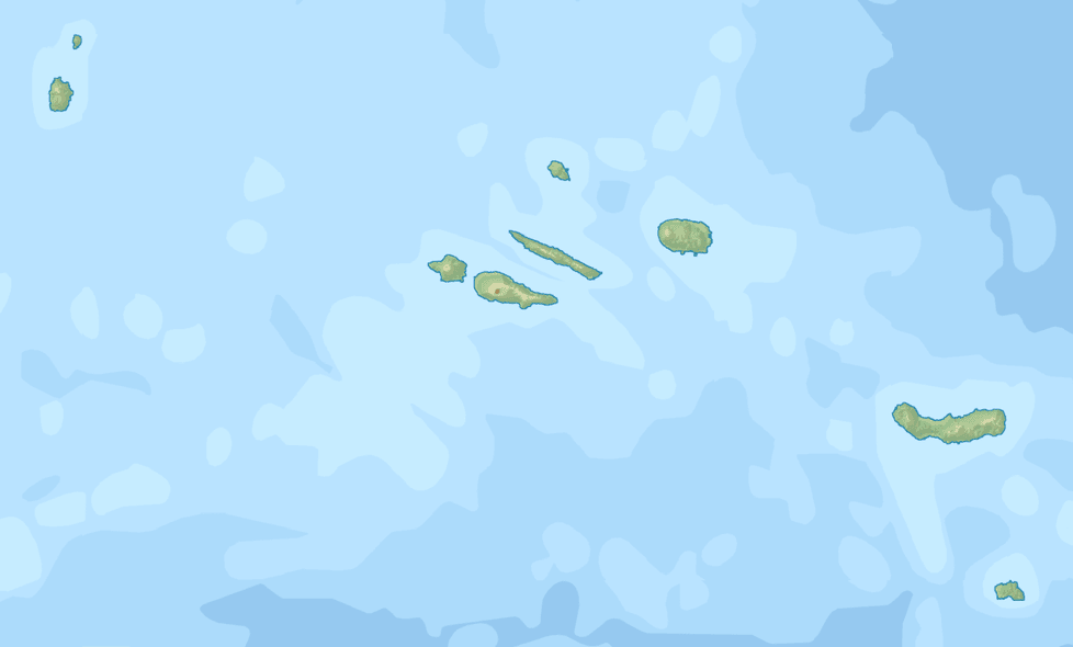 Map of the Azores